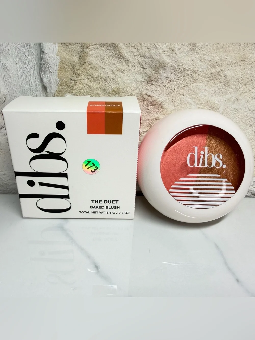 ⭐ DIBS Beauty The Duet Baked Blush Duo - Starstruck